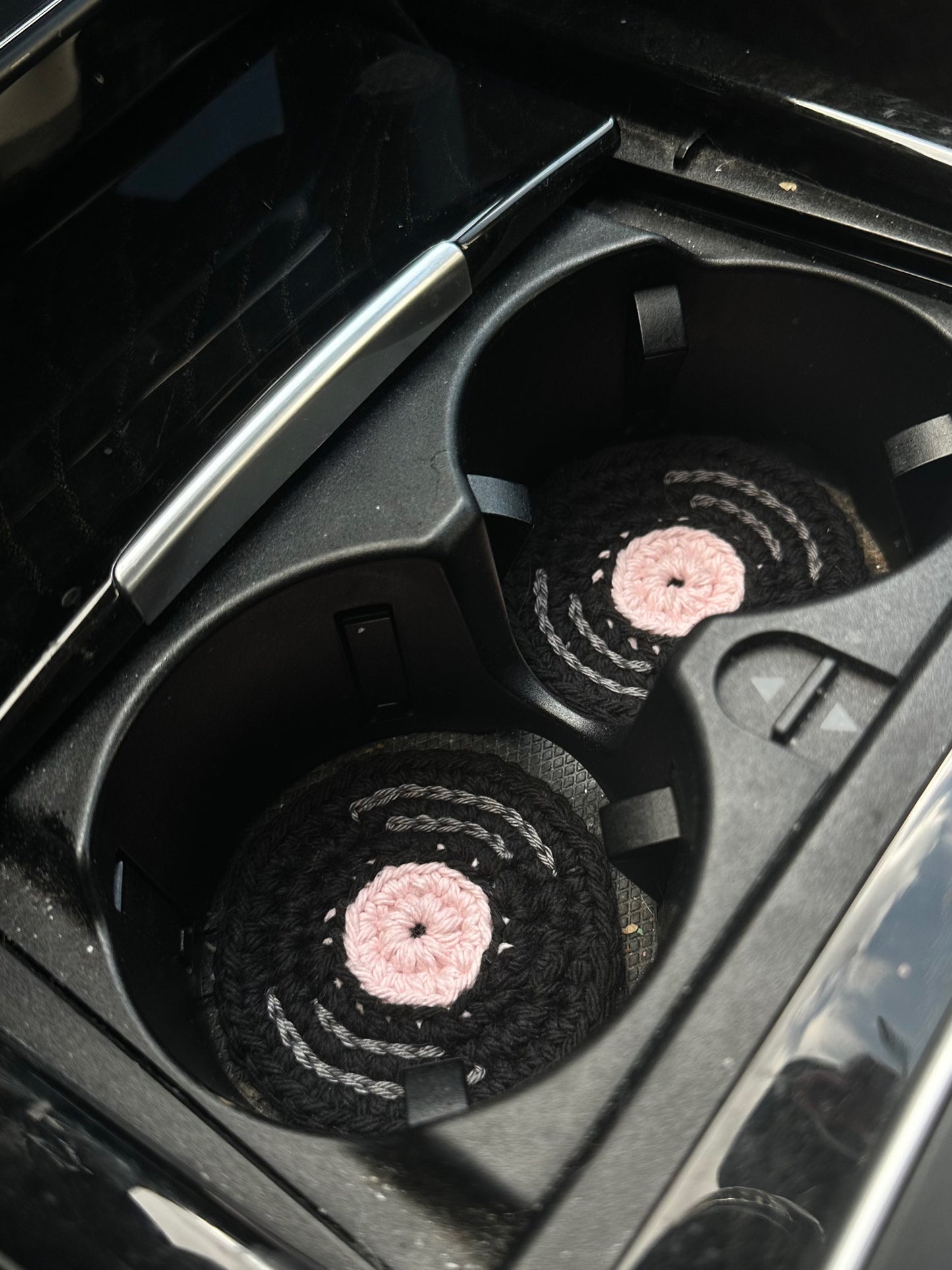 Crochet Vinyl Coasters