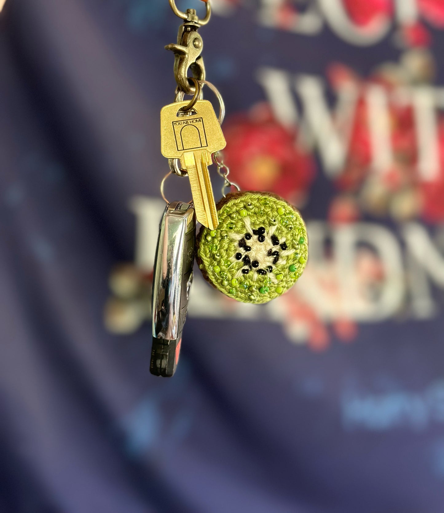 Kiwi Slice Keychain/Charm