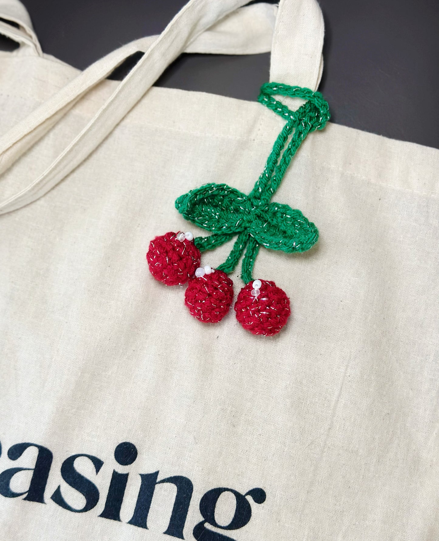 Cherry Keychain/Bag Charm