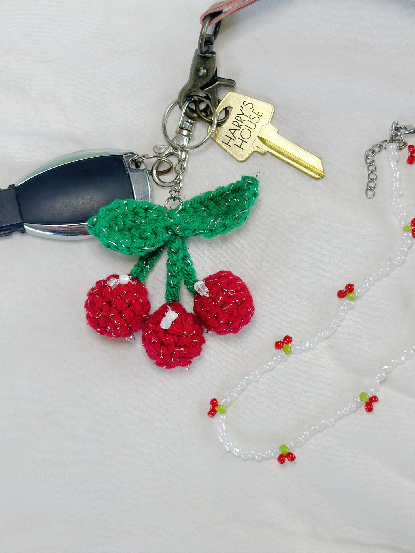Cherry Keychain/Bag Charm