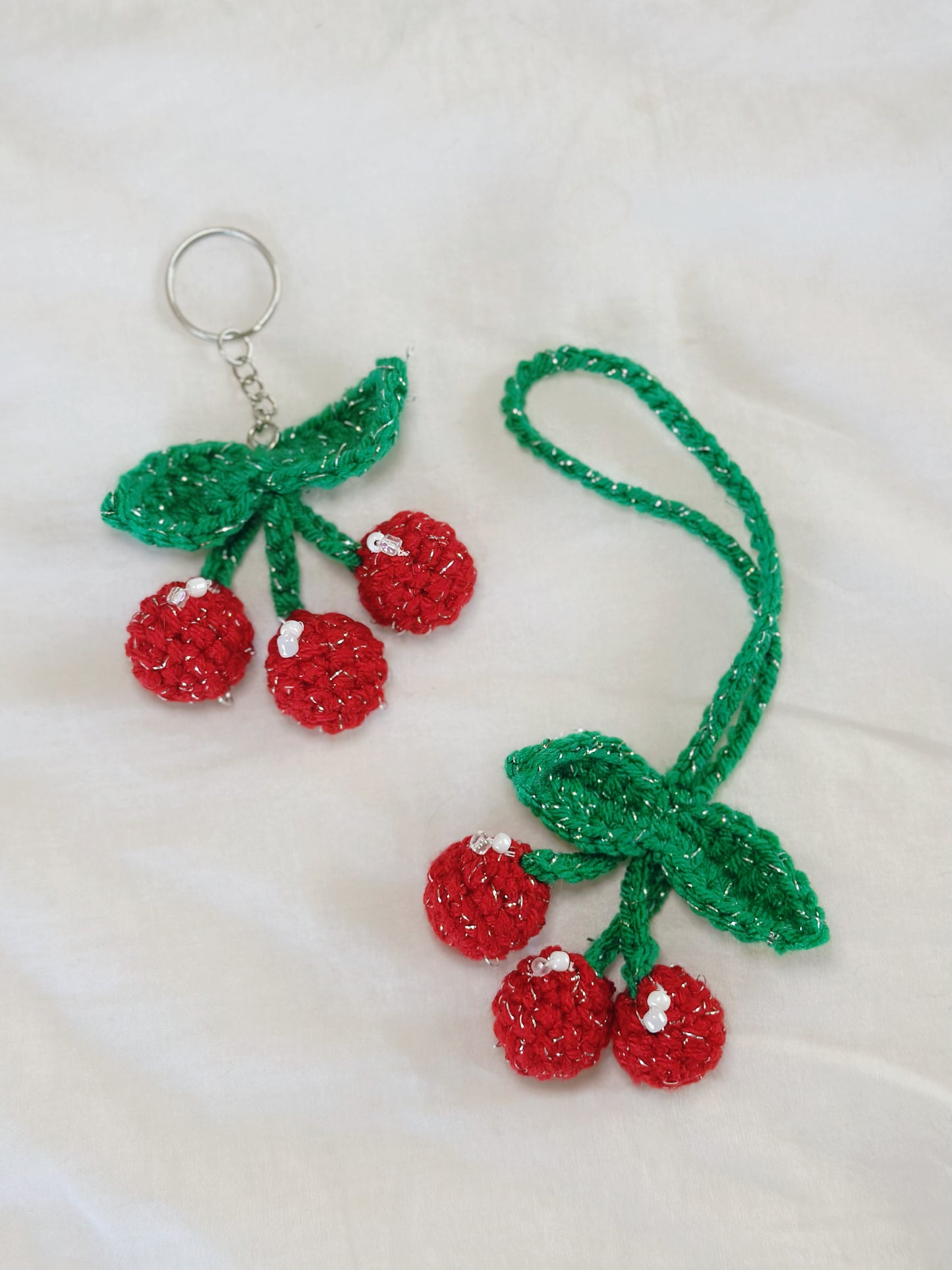 Cherry Keychain/Bag Charm