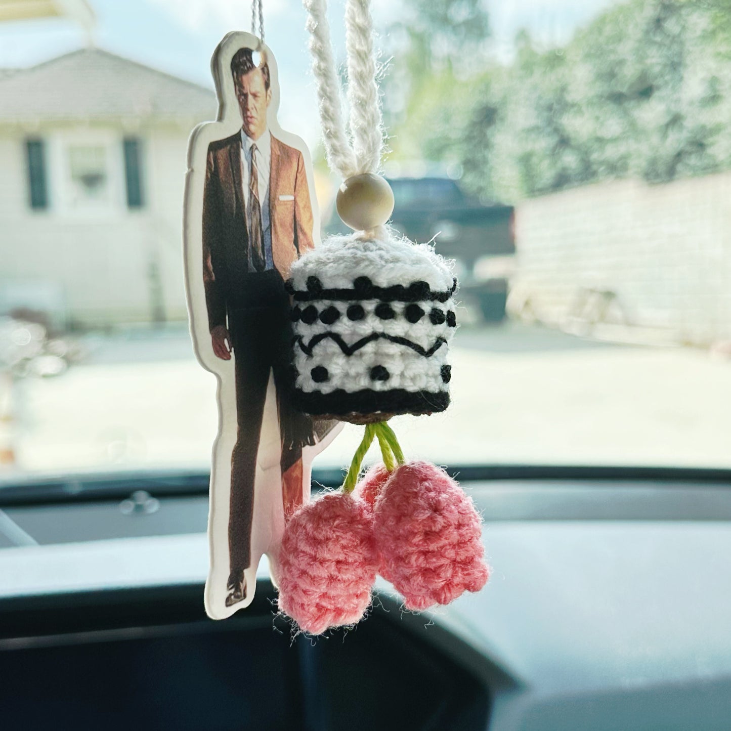 Upside Down Flowerpot Keychain/Charm