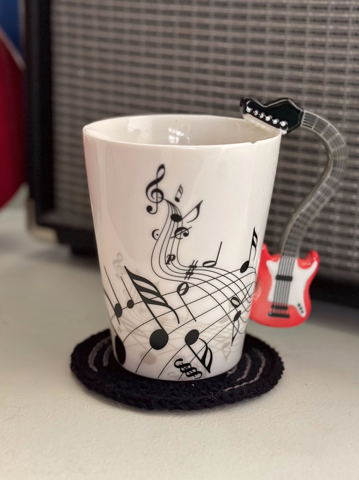 Crochet Vinyl Coasters