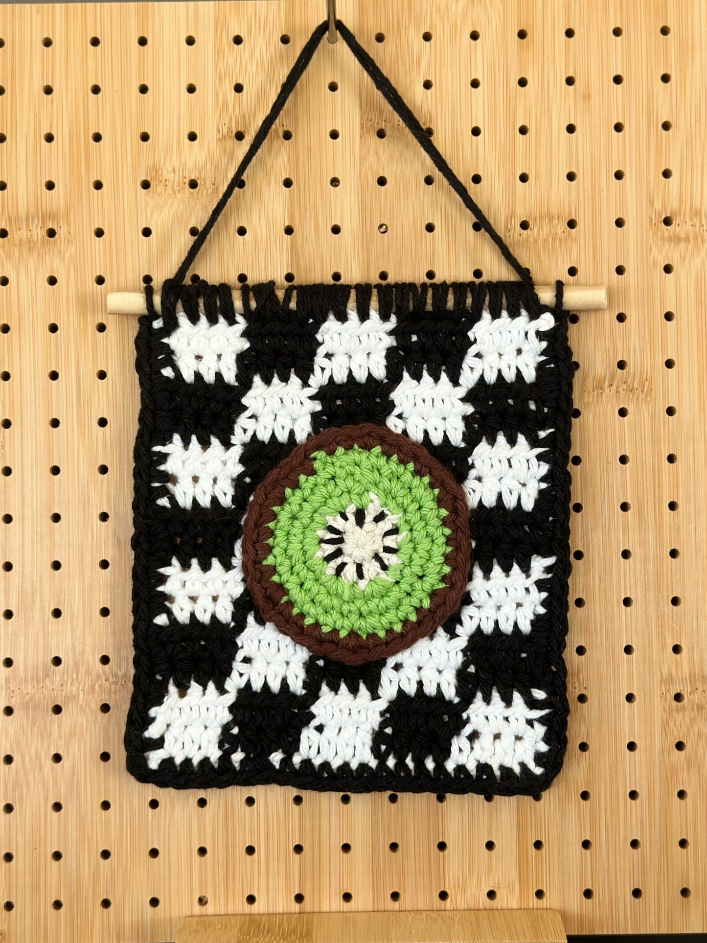 Checkered Kiwi Tapestry