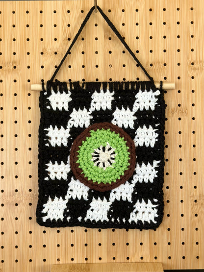 Checkered Kiwi Tapestry